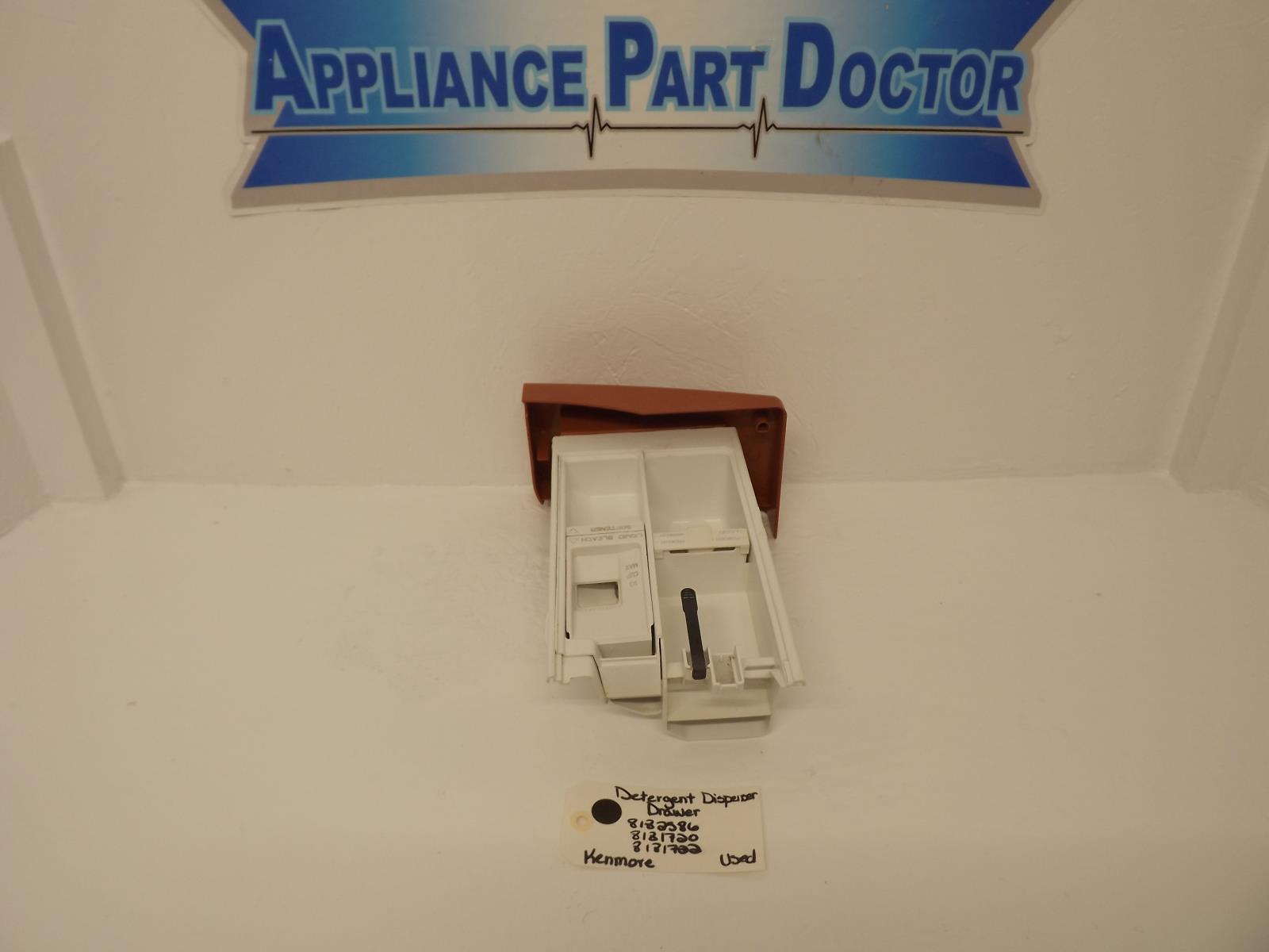 Kenmore Washer 8182586 8181720 8181722 Detergent Dispenser Drawer Used Kenmore Washer 8182586 8181720 8181722 Detergent Dispenser Drawer Used